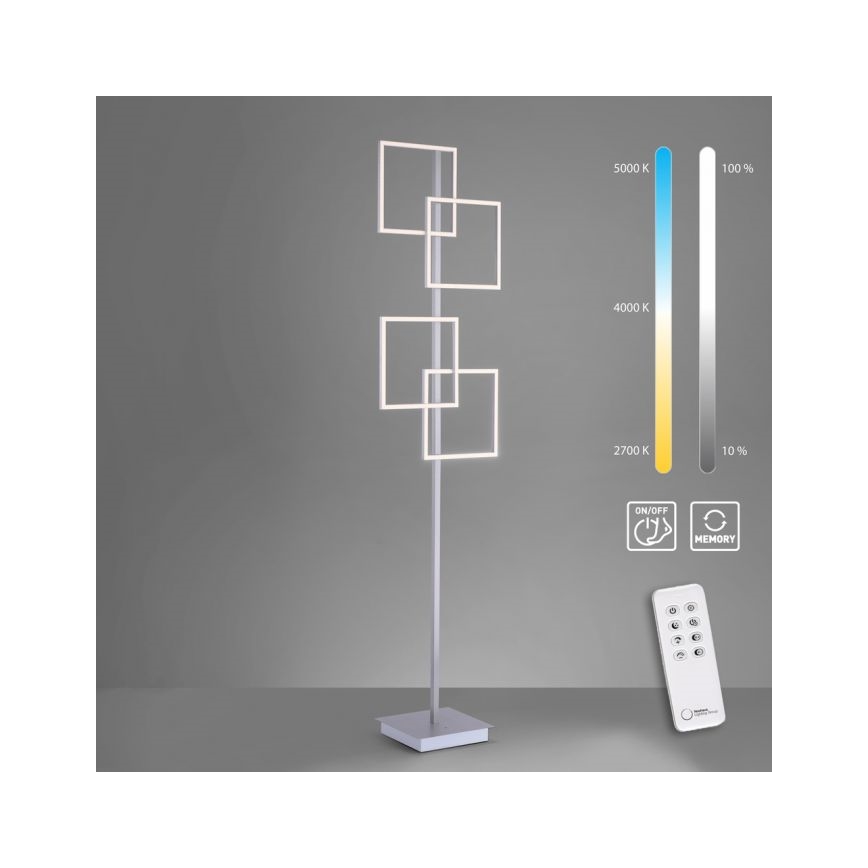 Paul Neuhaus 817-55 - Candeeiro de chão LED com regulação INIGO 4xLED/8W/230V + controlo remoto