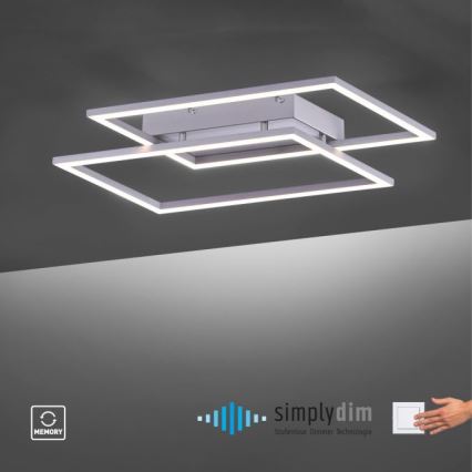 Paul Neuhaus 8192-55 - Lustre acoplado fosco LED INIGO 2xLED/12W/230V