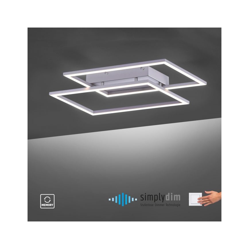 Paul Neuhaus 8192-55 - Lustre acoplado fosco LED INIGO 2xLED/12W/230V