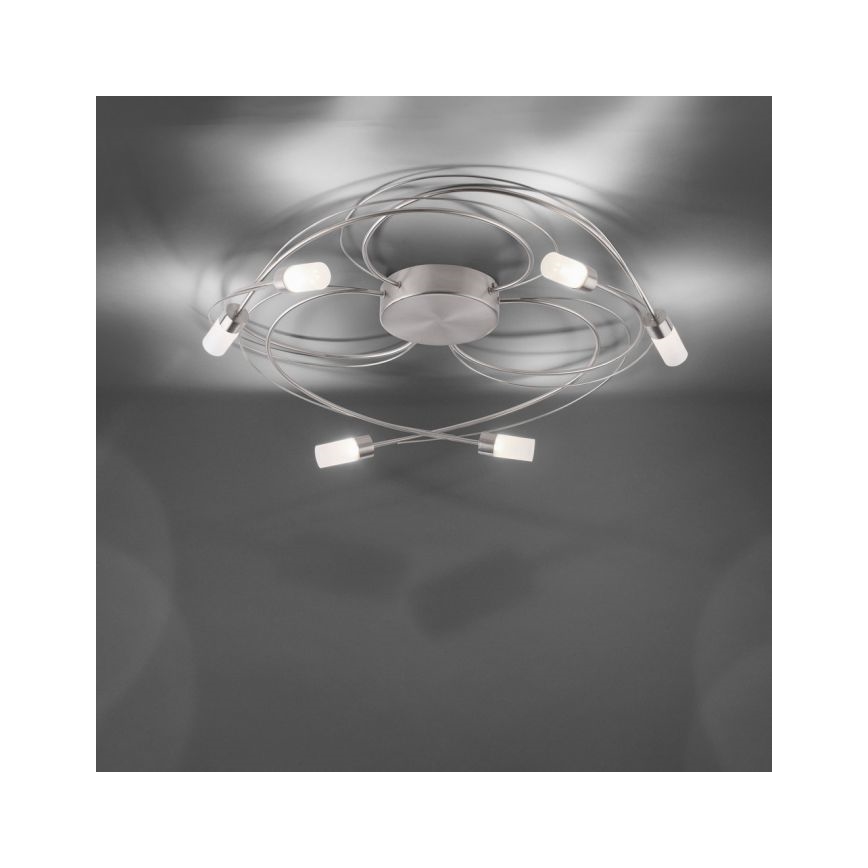 Paul Neuhaus 8250-55 - Candelabro montado à superfície LED com regulação NELIA 6xLED/3W/230V