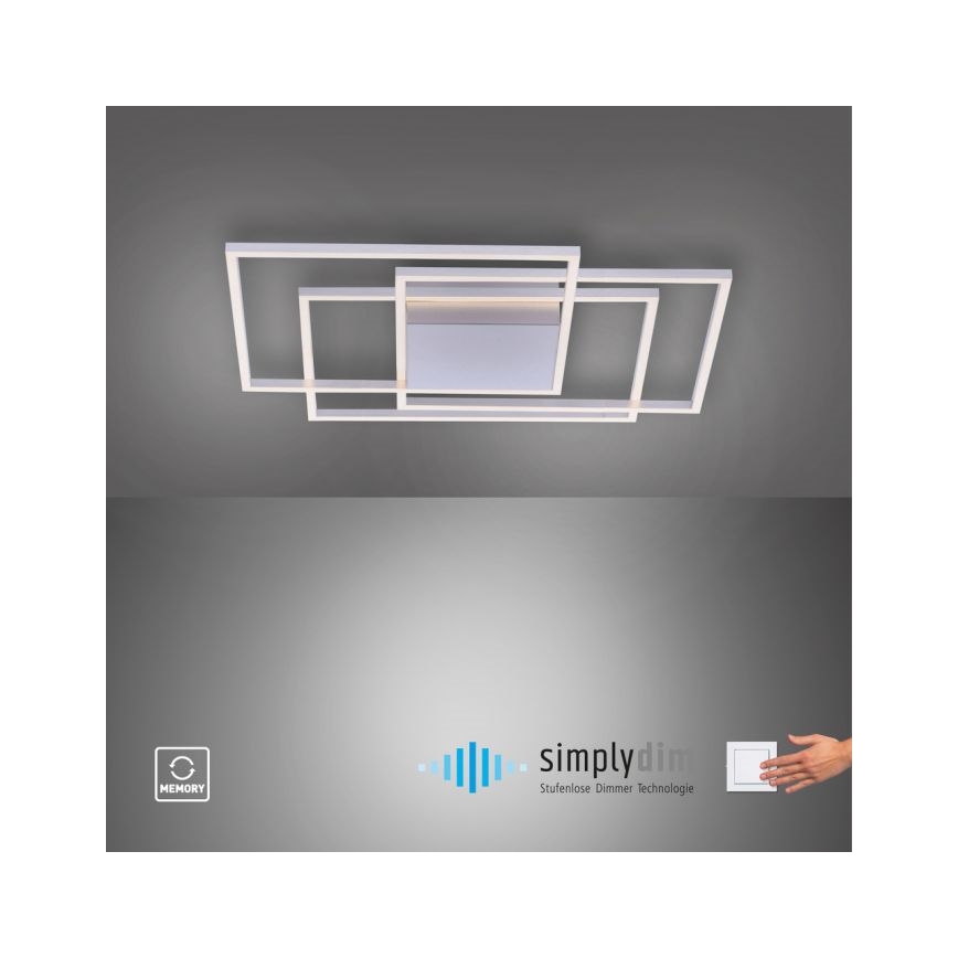 Paul Neuhaus 8256-55 - Candeeiro de teto fosco LED INIGO 3xLED/16W/230V