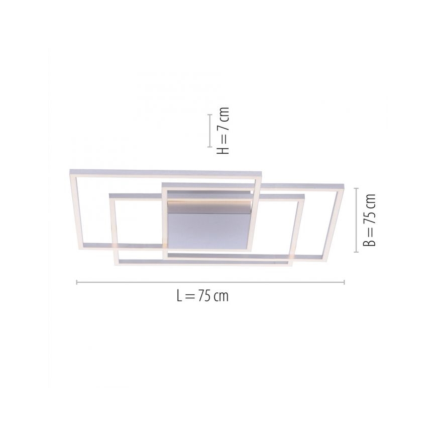 Paul Neuhaus 8256-55 - Candeeiro de teto fosco LED INIGO 3xLED/16W/230V