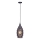 Paul Neuhaus 8267-25 - Candeeiro suspenso SCARLETT 1xE27/60W/230V diâmetro 19 cm preto