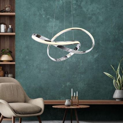 Paul Neuhaus 8291-17 - Candeeiro suspenso LED com regulação MELINDA LED/30W/230V