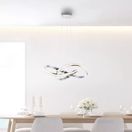Paul Neuhaus 8291-17 - Candeeiro suspenso LED com regulação MELINDA LED/30W/230V