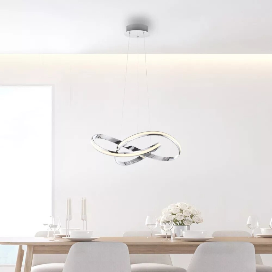 Paul Neuhaus 8291-17 - Candeeiro suspenso LED com regulação MELINDA LED/30W/230V