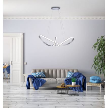 Paul Neuhaus 8292-55 - Candeeiro suspenso LED com regulação MELINDA 1xLED/38W/230V