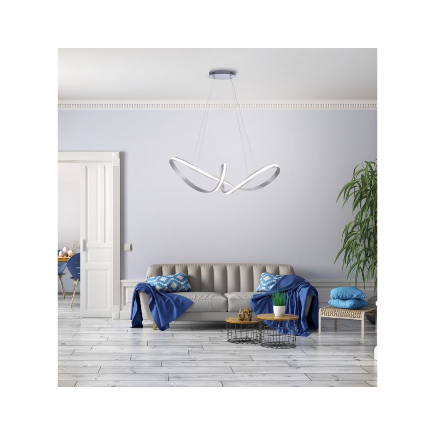 Paul Neuhaus 8292-55 - Candeeiro suspenso LED com regulação MELINDA 1xLED/38W/230V