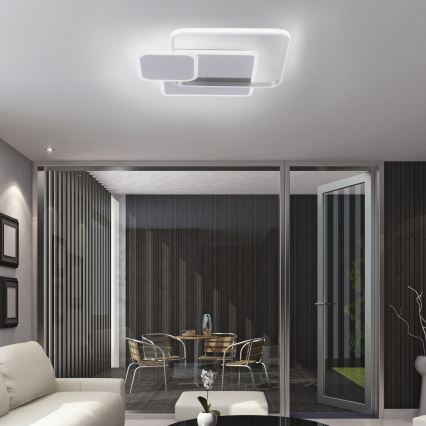 Paul Neuhaus 8319-55 - Luz de teto fosca LED EMILIO LED/53W/230V + controlo remoto
