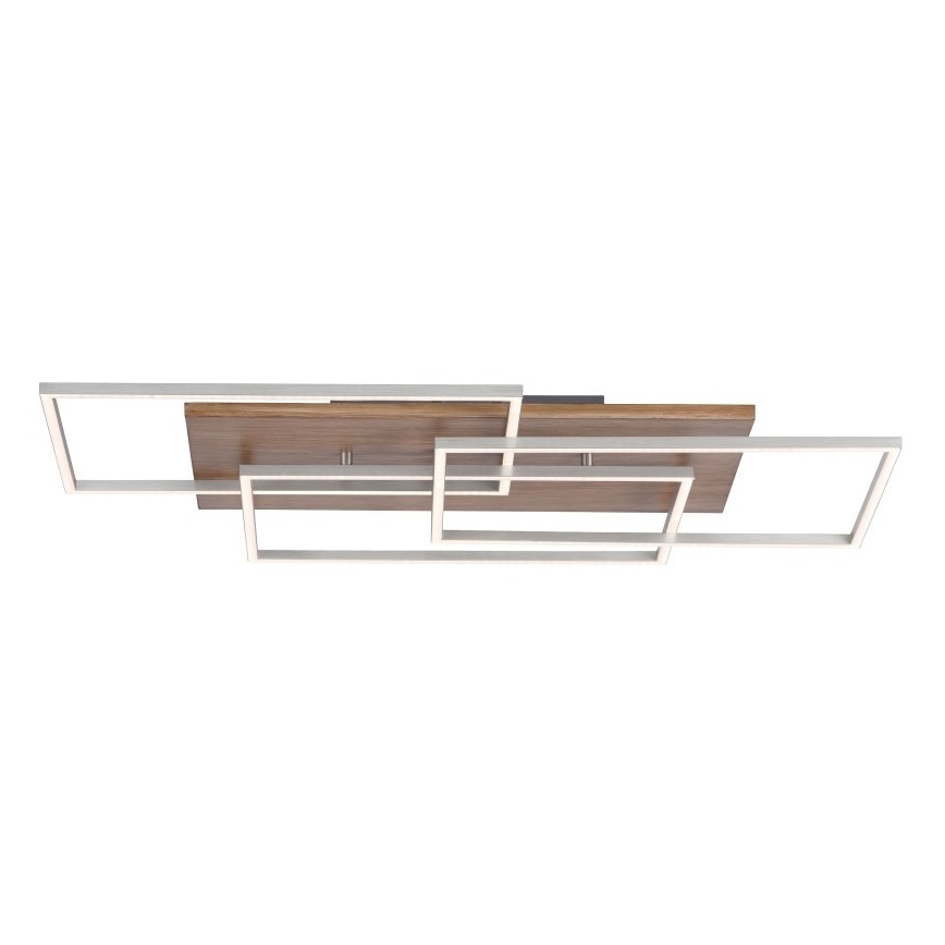 Paul Neuhaus 8330-79 - Candelabro LED integrado com regulação PALMA 3xLED/12W/230V pinho + comando