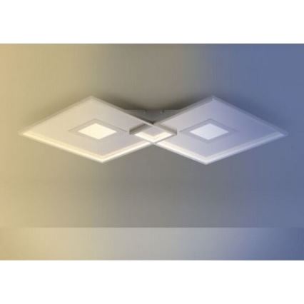 Paul Neuhaus 8378-55 - Iluminação de teto LED com regulação AMARA LED/45W/230V cromado brilhante + comando