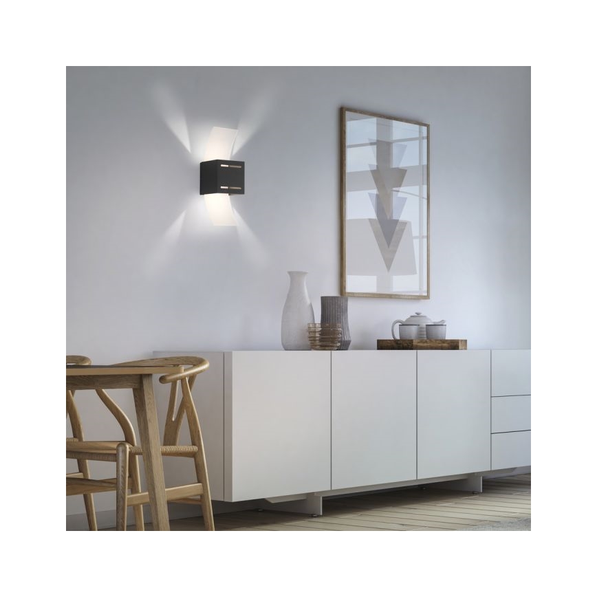 Paul Neuhaus 9007-13 - Iluminação de parede ORMA 1xG9/40W/230V preto