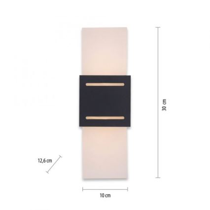 Paul Neuhaus 9007-13 - Iluminação de parede ORMA 1xG9/40W/230V preto