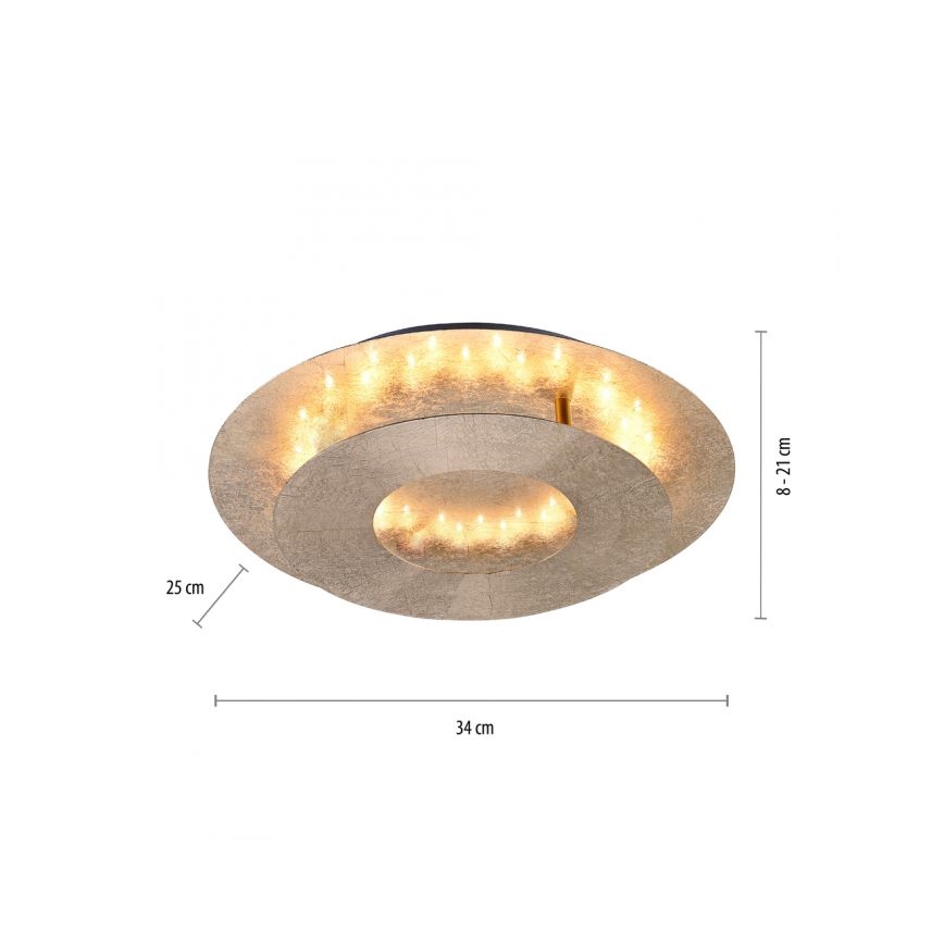 Paul Neuhaus 9011-12 - Iluminação de teto LED NEVIS LED/6W/230V dourada