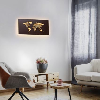 Paul Neuhaus 9056-48 - Candeeiro LED decorativo de parede MAP LED/25W/230V 3000K