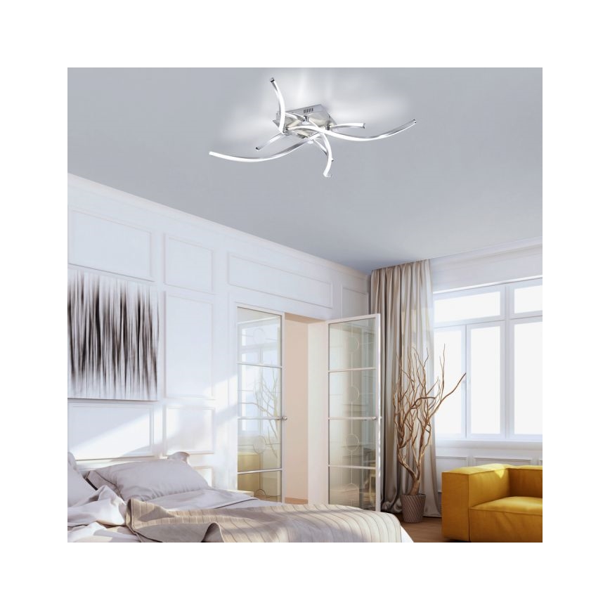 Paul Neuhaus 9144-55 - Candelabro montado à superfície LED com regulação POLINA LED/27W/230V