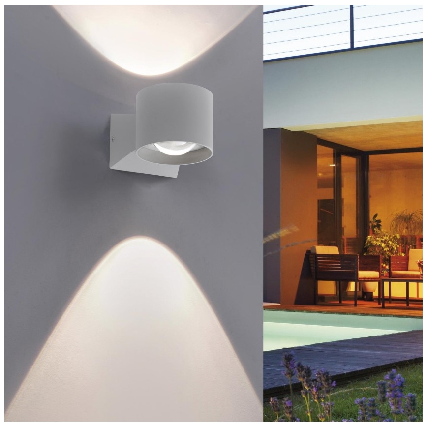 Paul Neuhaus 9441-21 - Iluminação de parede exterior LED TIMO 2xLED/2W/230V IP54