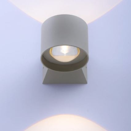 Paul Neuhaus 9441-21 - Iluminação de parede exterior LED TIMO 2xLED/2W/230V IP54