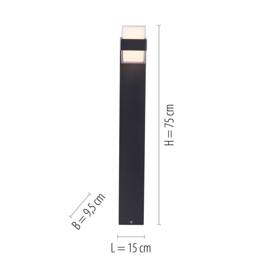 Paul Neuhaus 9481-13 - Candeeiro exterior LED CARA LED/8W/230V IP44