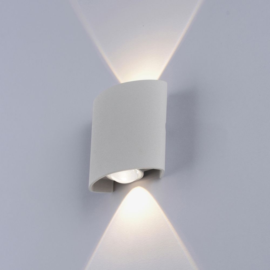 Paul Neuhaus 9486-21 - Iluminação de parede exterior LED CARLO 2xLED/1,7W/230V IP54