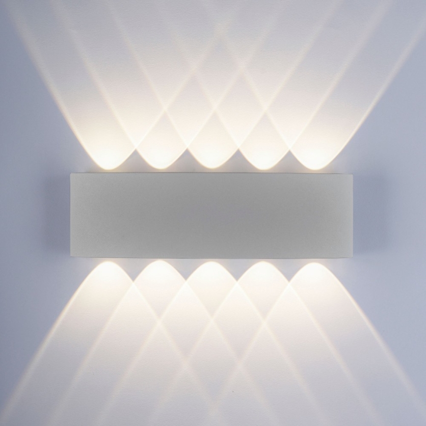 Paul Neuhaus 9489-21- Iluminação de parede exterior LED CARLO 10xLED/0,8W/230V IP54