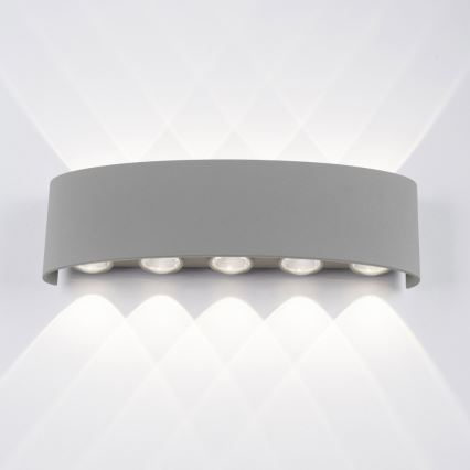 Paul Neuhaus 9489-21- Iluminação de parede exterior LED CARLO 10xLED/0,8W/230V IP54