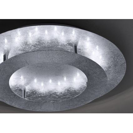 Paul Neuhaus 9620-21 - Iluminação de teto LED NEVIS LED/18W/230V prateada