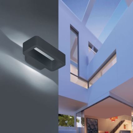 Paul Neuhaus 9668-13 - Iluminação de parede exterior LED HENDRIK LED/5,2W/230V IP54