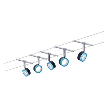 Paulmann 3982 - CONJUNTO 5xLED/4W Foco para um sistema de cordas TIP 230V