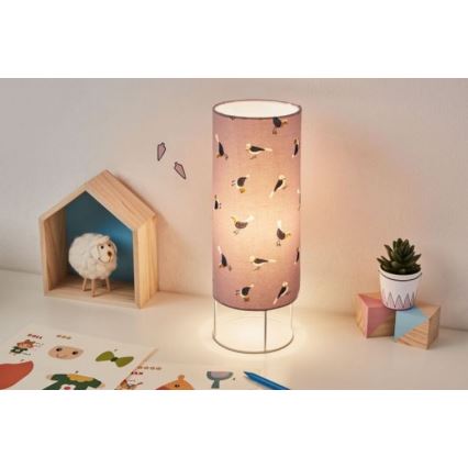Paulmann 48044 - 1xE14/20W Candeeiro de mesa de criança CUTE BIRD 230V