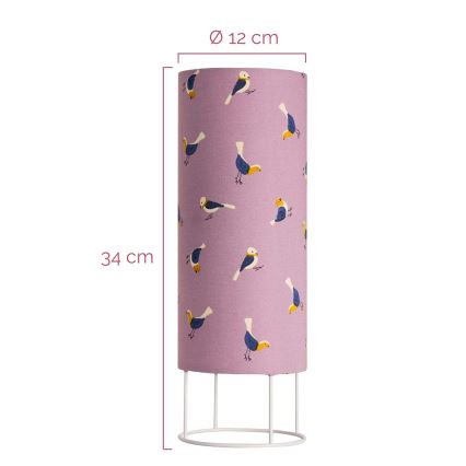 Paulmann 48044 - 1xE14/20W Candeeiro de mesa de criança CUTE BIRD 230V