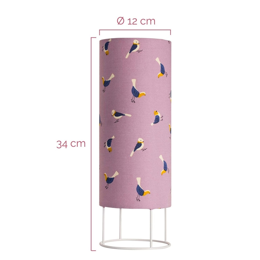 Paulmann 48044 - 1xE14/20W Candeeiro de mesa de criança CUTE BIRD 230V