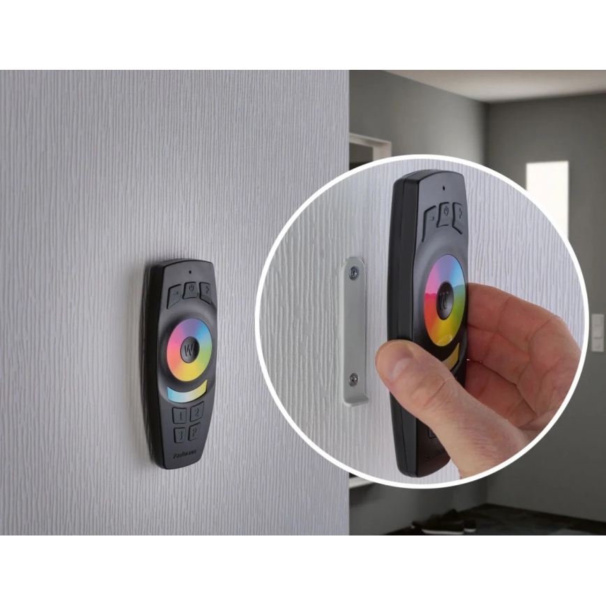 Paulmann 50067 - Controlo remoto RGBW SMART HOME 2xAAA ZigBee