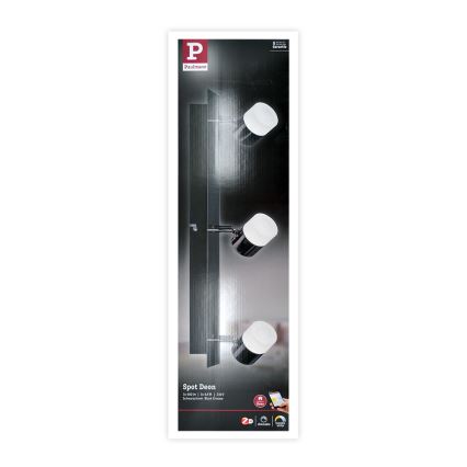 Paulmann 50099 - 3xLED/6,5W Foco com regulação SMART DEON 230V ZigBee