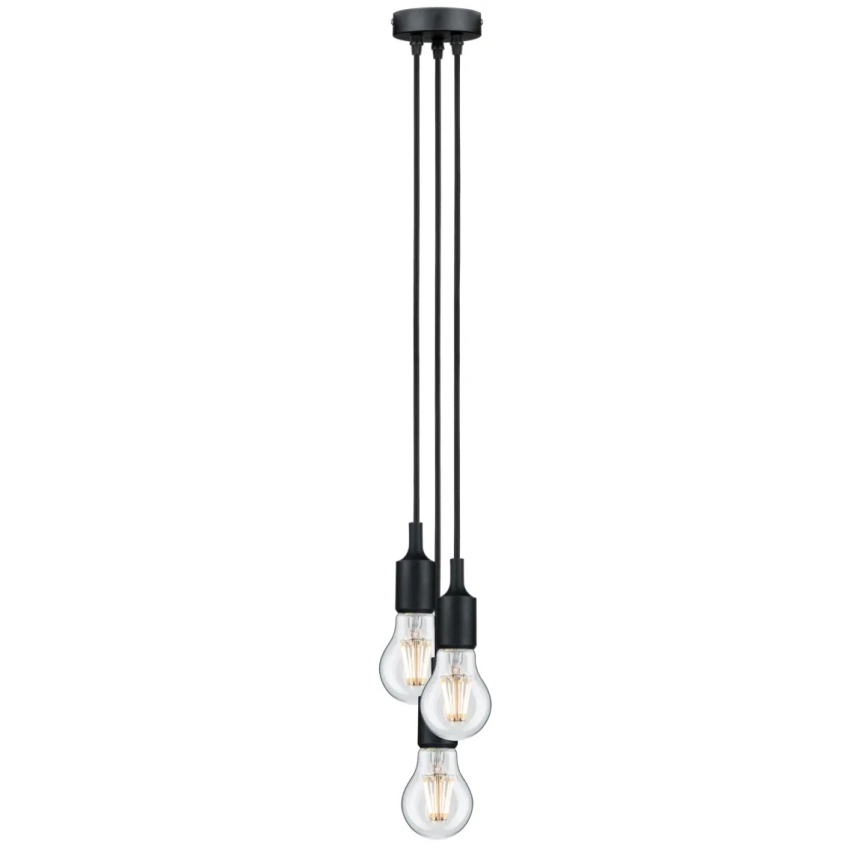 Paulmann 50382 - 3xE27/60W Cabo de carregamento KETIL 230V
