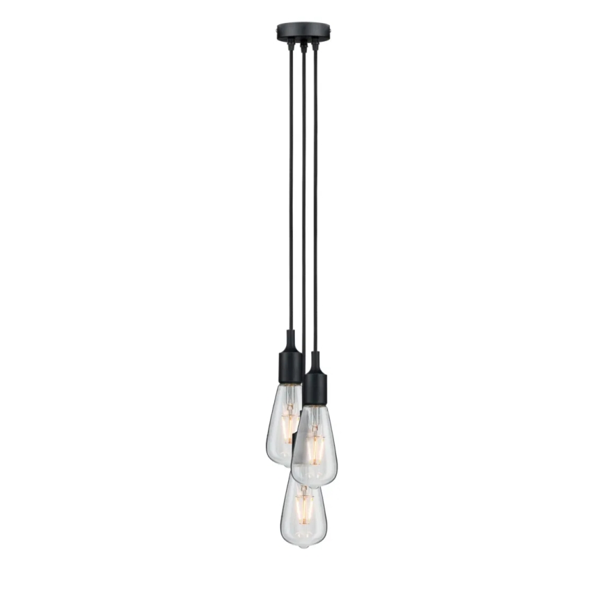Paulmann 50382 - 3xE27/60W Cabo de carregamento KETIL 230V