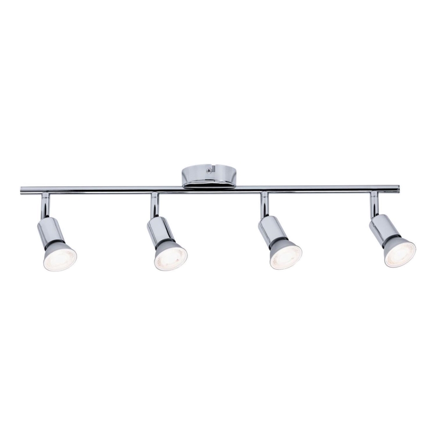 Paulmann 66753 - 4xGU10/10W IP44 Foco para casa de banho CAROLINA 230V