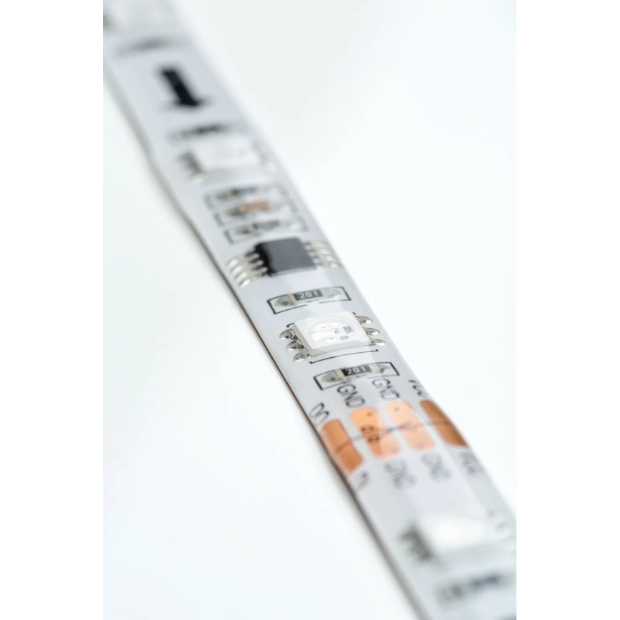 Paulmann 70480 - LED RGBW/16,5W Tira com regulação DIGITAL 5 m 230V + comando