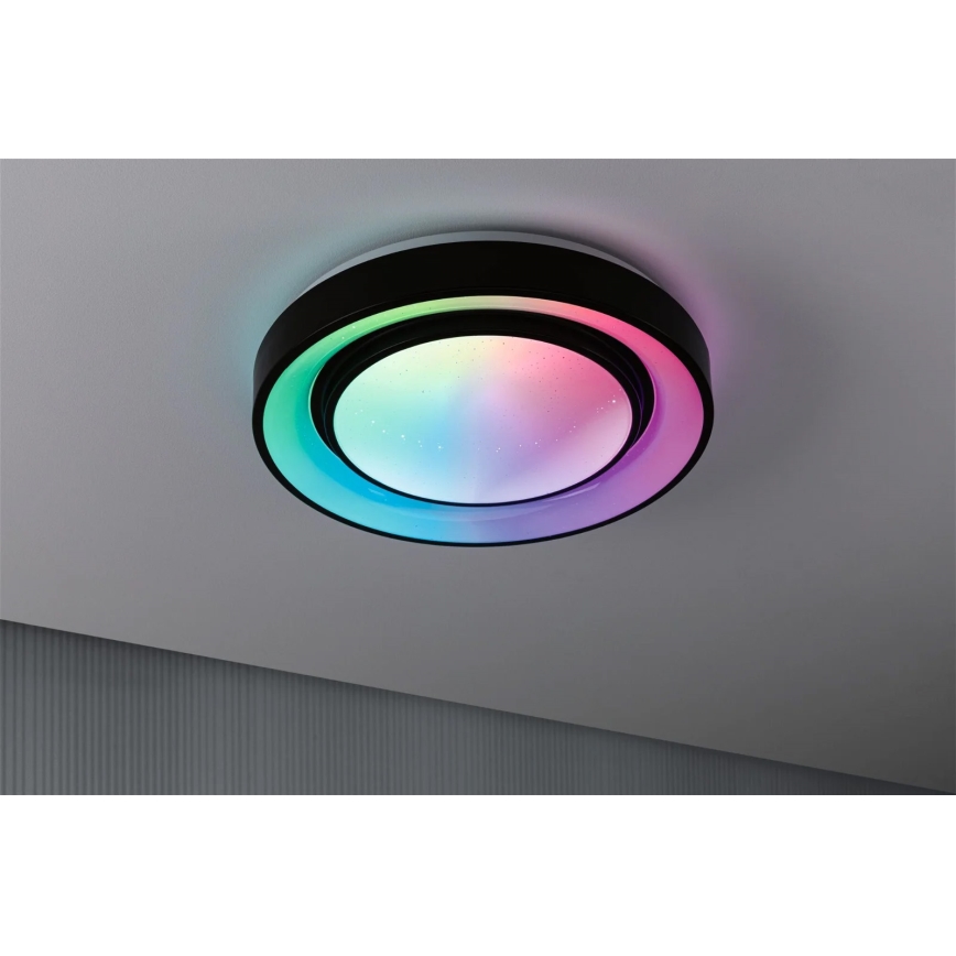 Paulmann 70544 - LED RGBW/22W Iluminação de teto com regulação RAINBOW 230V 3000-6500K + controlo remoto