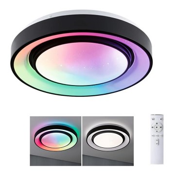 Paulmann 70545 - LED RGBW/38,5W Iluminação de teto com regulação RAINBOW 230V 3000-6500K + controlo remoto