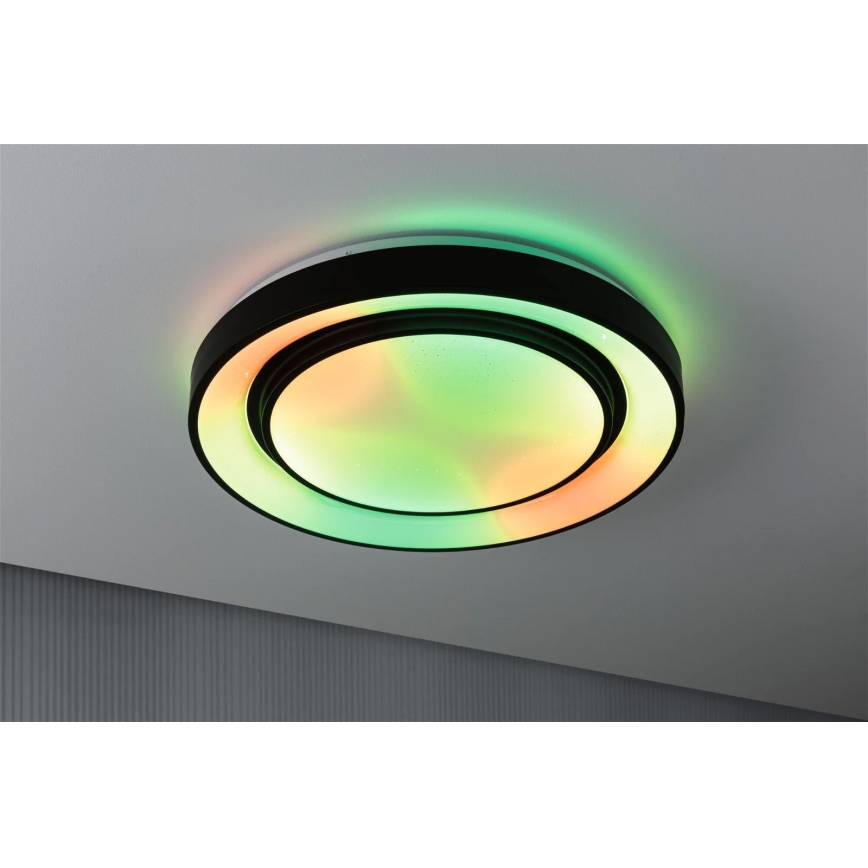 Paulmann 70545 - LED RGBW/38,5W Iluminação de teto com regulação RAINBOW 230V 3000-6500K + controlo remoto