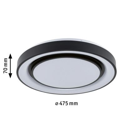 Paulmann 70545 - LED RGBW/38,5W Iluminação de teto com regulação RAINBOW 230V 3000-6500K + controlo remoto