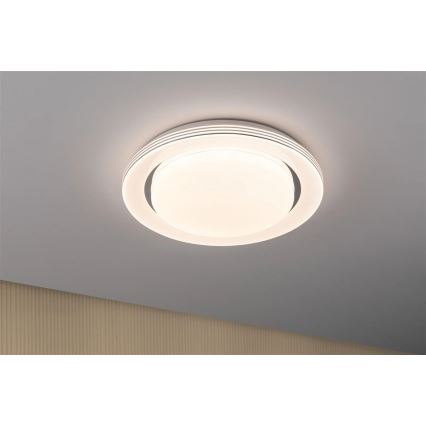 Paulmann 70546 - LED RGBW/22W Iluminação de teto com regulação RAINBOW 230V 3000-6500K + controlo remoto