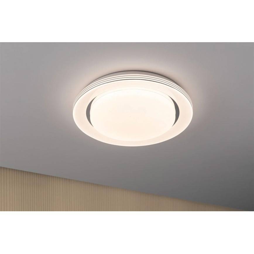 Paulmann 70546 - LED RGBW/22W Iluminação de teto com regulação RAINBOW 230V 3000-6500K + controlo remoto