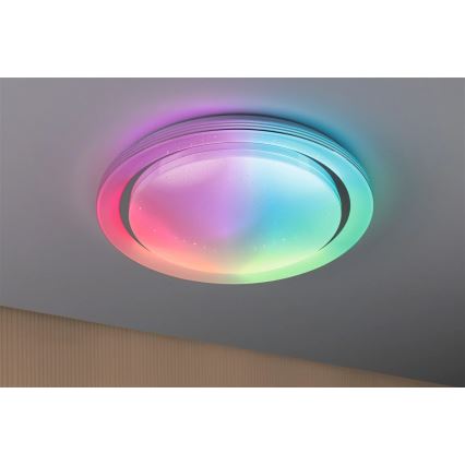 Paulmann 70547 - LED RGBW/38,5W Iluminação de teto com regulação RAINBOW 230V 3000-6500K + controlo remoto