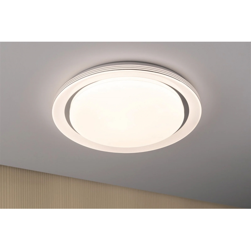 Paulmann 70547 - LED RGBW/38,5W Iluminação de teto com regulação RAINBOW 230V 3000-6500K + controlo remoto