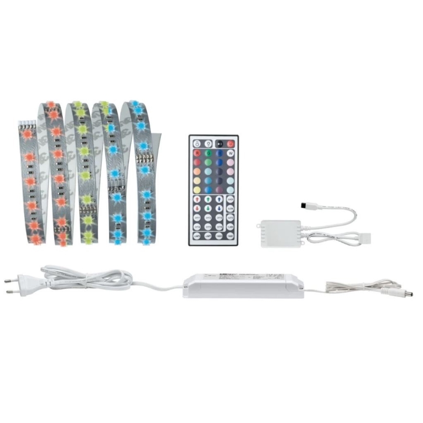 Paulmann 70587 - LED RGB/20W Tira com regulação MAXLED 1,5m 230V + controlo remoto