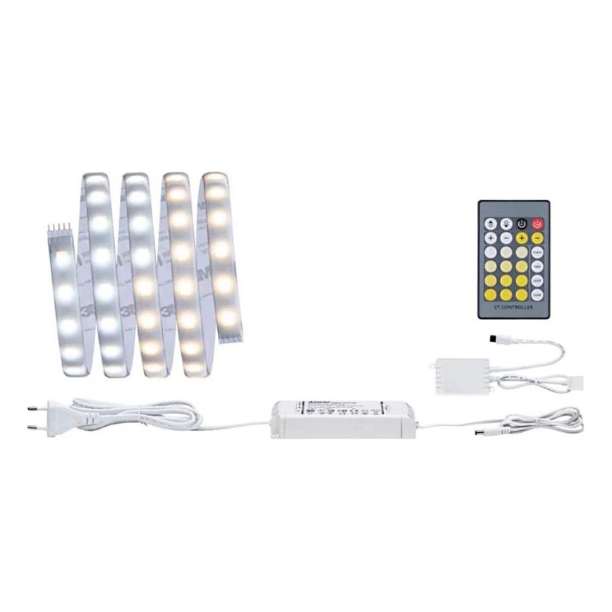 Paulmann 70623 - LED/10W IP44 Fita para casa de banho regulável MAXLED 1,5 m 2700-6500K 230V + comando