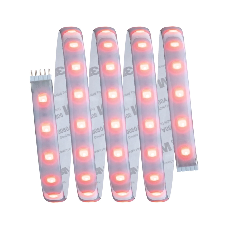 Paulmann 70627 -  Fita LED RGB/18W IP44 para casa de banho regulável MAXLED 1,5 m 230V + comando
