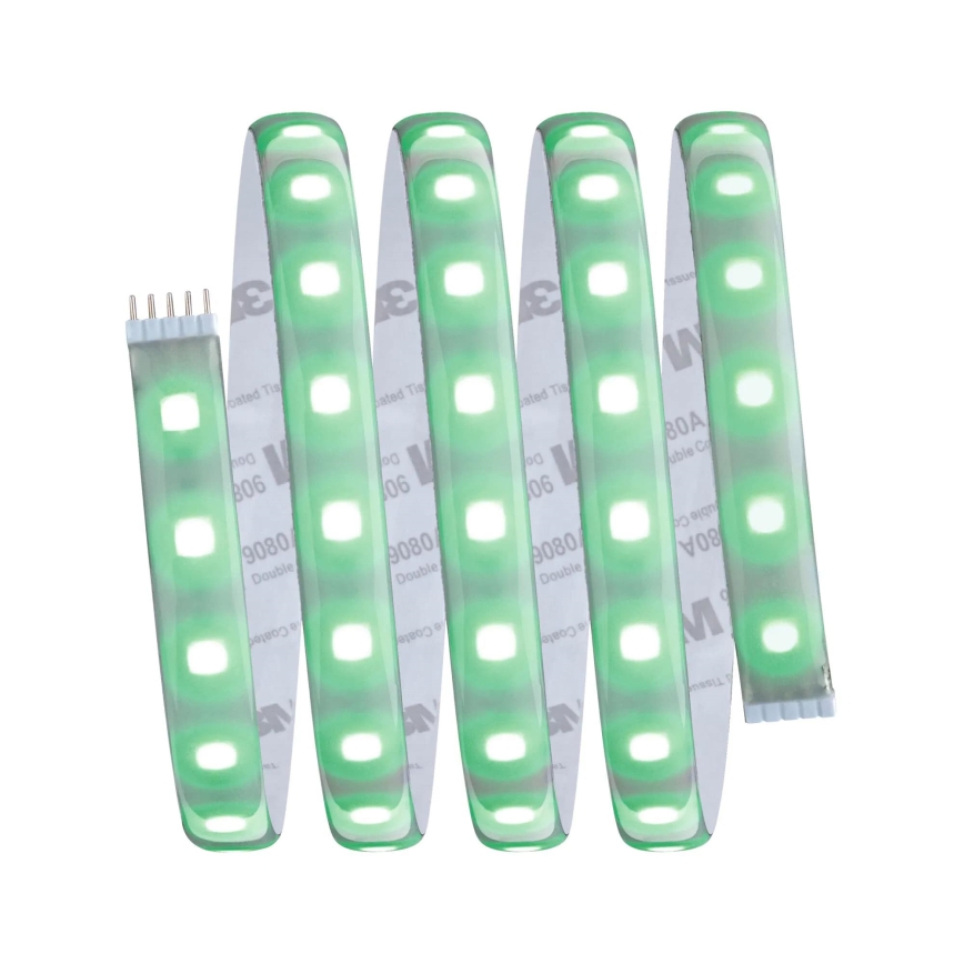 Paulmann 70627 -  Fita LED RGB/18W IP44 para casa de banho regulável MAXLED 1,5 m 230V + comando